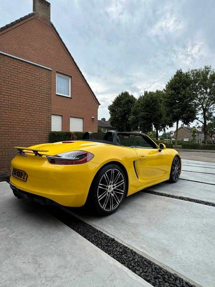 Porsche 981 GTS pdk racing yellow uniek, Auto's, Porsche, Particulier, Boxster, Achteruitrijcamera, Adaptieve lichten, Apple Carplay