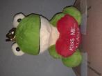 Knuffel kikker kiss me, Ophalen, Zo goed als nieuw, Kikker