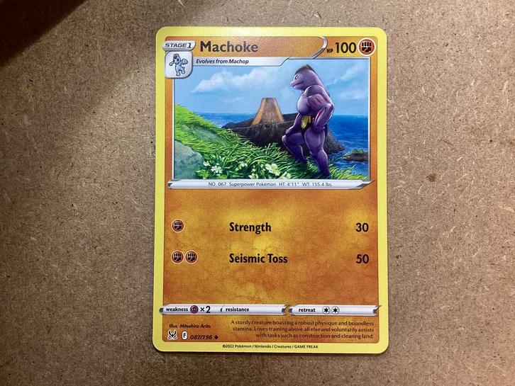 1x Machoke [LOR 087/196] (Near Mint), Hobby en Vrije tijd, Verzamelkaartspellen | Pokémon, Zo goed als nieuw, Losse kaart, Ophalen of Verzenden