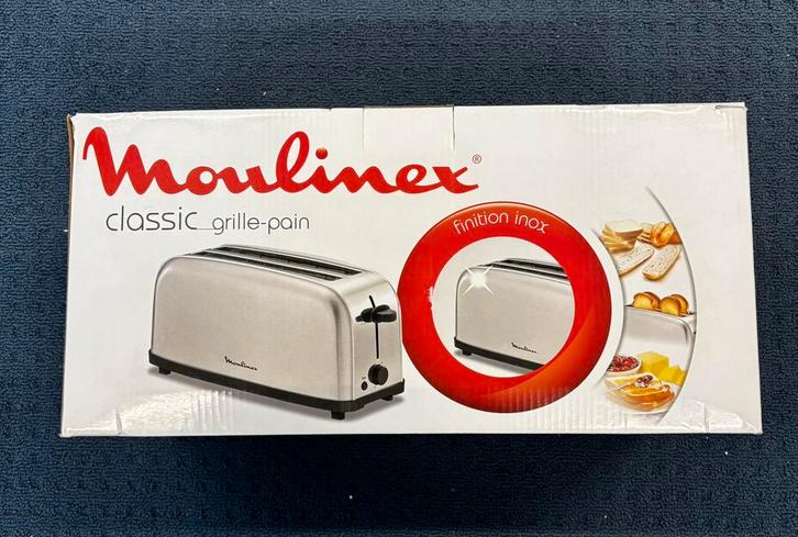 NIEUW! Moulinex broodrooster 1400 W rvs €37,99, Witgoed en Apparatuur, Broodroosters, Nieuw, Ophalen of Verzenden