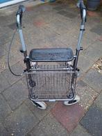 Rollator Grijs met mand inklapbaar weinig gebruikt, Ophalen, Opvouwbaar, Gebruikt