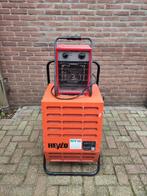 Bouwdroger 50l/24h-400m3/h + kachel 3000 watt huur €50 p/w, Ophalen, Zo goed als nieuw