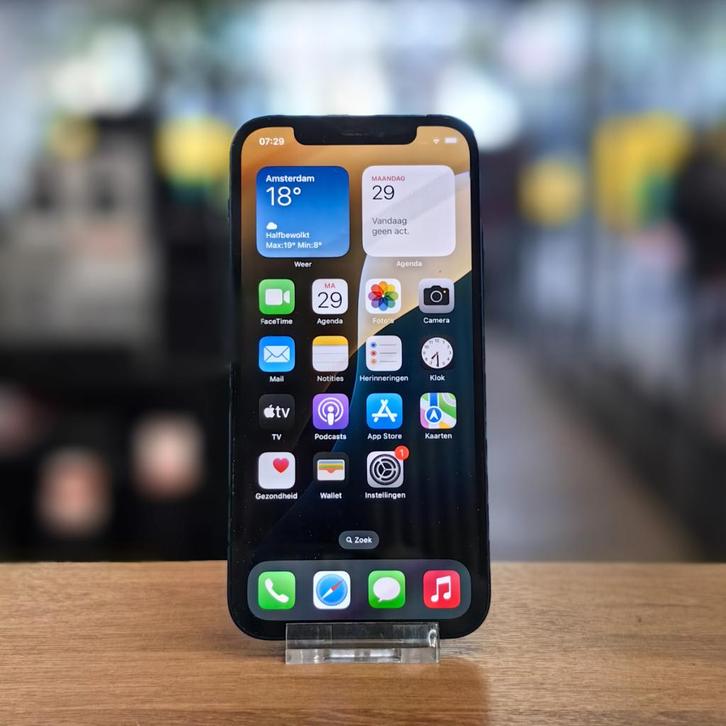 Apple iPhone 12 256GB Accu 74% | Blauw - Netjes!, Telecommunicatie, Mobiele telefoons | Apple iPhone, Zo goed als nieuw