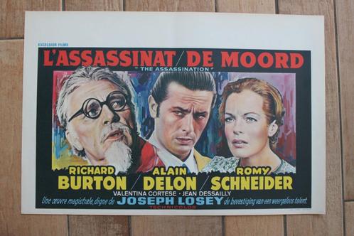 filmaffiche Alain Delon l'assassinat de Trotsky filmposter, Verzamelen, Posters, Zo goed als nieuw, Film en Tv, A1 t/m A3, Rechthoekig Liggend