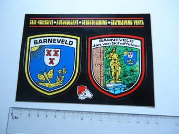 sticker oud Barneveld kaart Jan Schaffelaar schild vinyl  beschikbaar voor biedingen