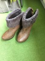 Leren laarsjes, maat 38 (groen), Kleding | Dames, Ophalen of Verzenden, Zo goed als nieuw, Zwart