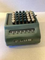 Vintage PLUS  mechanische telmachine rekenmachine, Ophalen