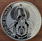 Queens beast griffin of edward III 2 oz 2017, Ophalen of Verzenden, Zilver