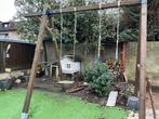 Houten Klimrek met Schommel, Duikelstang en Ringen, Kinderen en Baby's, Speelgoed | Buiten | Speeltoestellen, Ophalen, Gebruikt