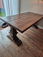 Eiken Kloostertafel - Robuust & Sfeervol, Huis en Inrichting, Tafels | Eettafels, Ophalen, Landelijk/industrieel, Eikenhout, 200 cm of meer