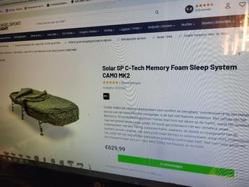 Solar SP C-Tech Memory Foam camo mk2 beschikbaar voor biedingen