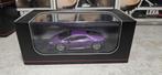 1:64 Lamborghini huracan purple kyosho, Ophalen of Verzenden, Nieuw, Auto