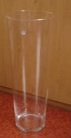 Glazen vaas, Ophalen of Verzenden, Overige kleuren, Glas, Minder dan 50 cm