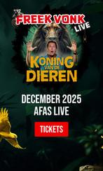 Freek Vonk tickets 5 stuks, Drie personen of meer, Ticket of Toegangskaart