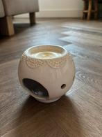 Geurbrander kaarsenbrander Amadeo wit, Huis en Inrichting, Overige materialen, Gebruikt, Wit, Ophalen of Verzenden