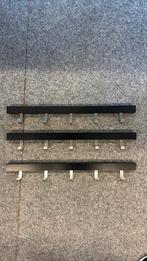 3x Ikea tjusig kapstok wandhangers, Gebruikt, Minder dan 100 cm, Metaal, Ophalen
