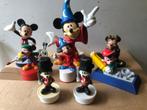 Acht beeldjes en poppetjes van Mickey en Minnie Mouse., Ophalen of Verzenden, Mickey Mouse, Zo goed als nieuw, Beeldje of Figuurtje
