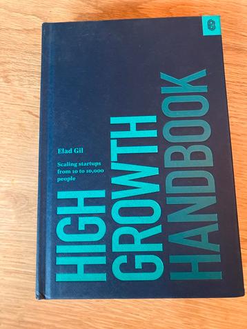 High Growth Handbook - Elad Gil beschikbaar voor biedingen