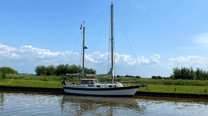 Motorsailer W. de Vries Lentsch jr., type Sirocco, Watersport en Boten, Kajuitzeilboten en Zeiljachten, Gebruikt, Tourjacht of Cruiser