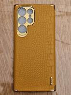 NIEUW Samsung S22 Ultra case okergeel/goud crocodesign, Nieuw, Ophalen of Verzenden