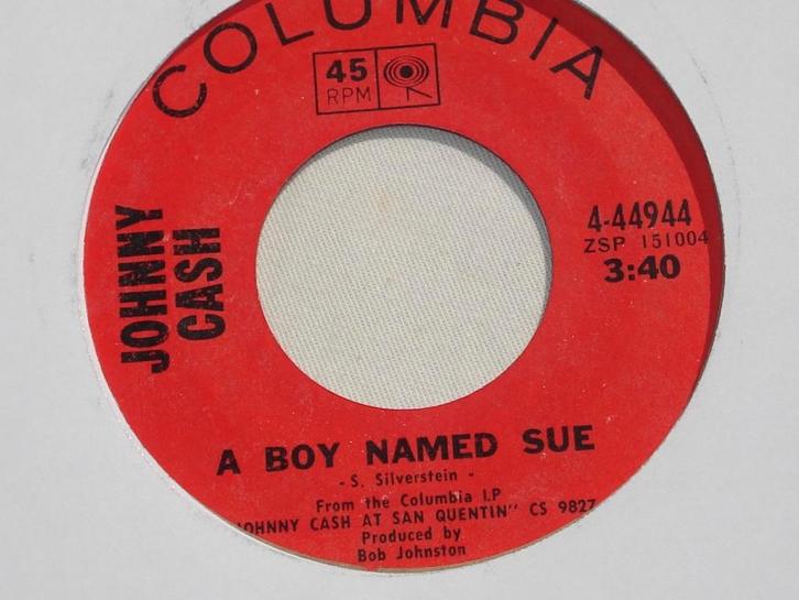 Johnny Cash   A Boy Named Sue  Usa    Orgineel, Cd's en Dvd's, Vinyl Singles, Zo goed als nieuw, Country en Western, Ophalen of Verzenden