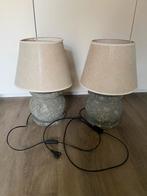 Schemerlampen / tafellamp 2 stuks, Ophalen, Gebruikt, Overige materialen, Minder dan 50 cm