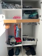 Interbaby Witte Kledingkast + plankje, Ophalen, Kunststof, 50 tot 100 cm, Zo goed als nieuw