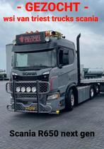 - GEZOCHT - WSI Scania Van Triest Trucks, Ophalen of Verzenden, Nieuw, Bus of Vrachtwagen, Wsi