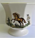 Bloempot Handgeschilderd Gemerkt Zenith Gemerkt Vintage, Ophalen of Verzenden, Zo goed als nieuw, Overige materialen, Binnen