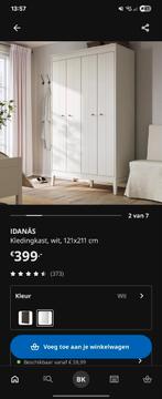 Ikea Idanäs Kast, Huis en Inrichting, Kasten | Kledingkasten, Ophalen, Overige materialen, Met deur(en), 100 tot 150 cm