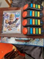 Buzz! Quiz World PS3 + 4 Buzzers, Puzzel en Educatief, Gebruikt, Eén computer, Ophalen of Verzenden