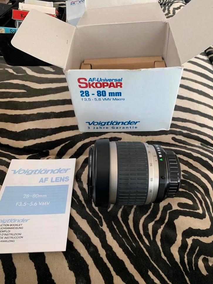 Voigtlander 28-80mm Macro Zoomlens - Uitstekend!, Audio, Tv en Foto, Fotografie | Lenzen en Objectieven, Zo goed als nieuw, Macrolens