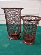 kandelaars gaas bruin twee stuks, Ophalen of Verzenden, 'T Olde Gre-j, Info@toldegrej.nl, Endepoelstraat 20f Didam