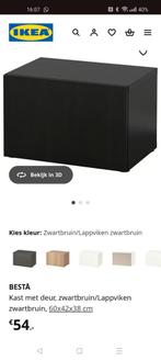 5x IKEA Besta Wandmeubel Zwartbruin, Ophalen, Overige materialen, Gebruikt, Minder dan 150 cm