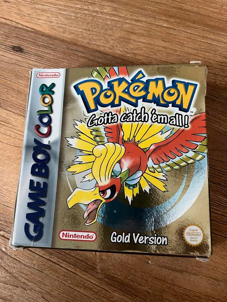 Pokémon Gold Version - Compleet in Doos!, Spelcomputers en Games, Games | Nintendo Game Boy, Gebruikt, Ophalen of Verzenden