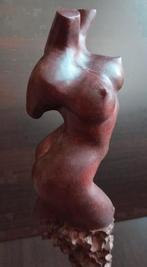 Antiek torso houten beeld ,De Schepping van Eva, Ophalen of Verzenden
