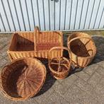 Antiek, brocante rieten manden, landelijk, Ophalen