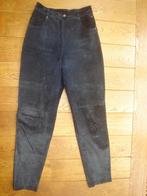 blauwe suede broek, Pellucci, maat 38, Maat 38/40 (M), Pellucci, Lang, Gedragen