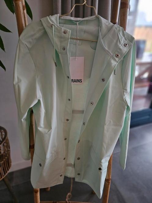 rains regenjas  compacte regenjas Rains maat L, Kleding | Dames, Jassen | Zomer, Nieuw, Maat 42/44 (L), Groen, Ophalen of Verzenden