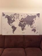 Prachtige wereld land kaart reizen pinnen, Ophalen