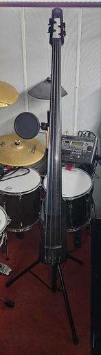 NS Design WAV4c Bass Black Gloss elektrische contrabas 3/4, Muziek en Instrumenten, Ophalen, Zo goed als nieuw