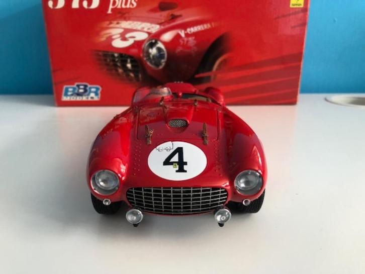 FERRARI 375 PLUS#4 WINNAAR LE MANS 1954 1:18 BBR, Hobby en Vrije tijd, Modelauto's | 1:18, Zo goed als nieuw, Auto, Overige merken