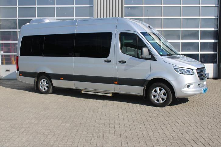 Mercedes-Benz Sprinter 9 Persoons Vip-bus L3 Automaat 2021, Auto's, Mercedes-Benz, Bedrijf, Sprinter Combi, 360° camera, Aangepast voor mindervaliden