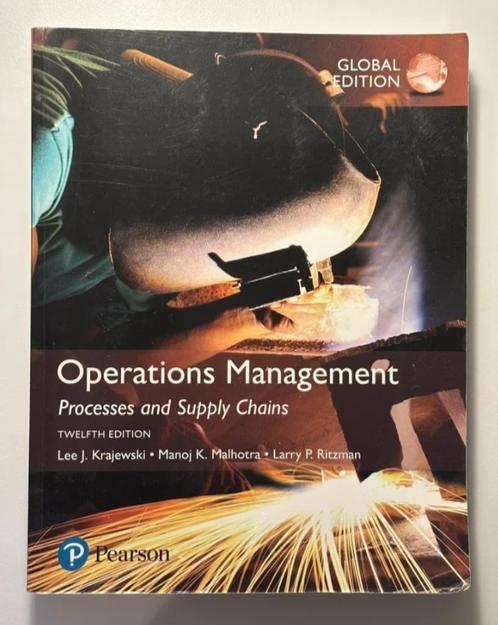 Operations Management: Processes and Supply Chains, Boeken, Studieboeken en Cursussen, Gelezen, HBO, Ophalen of Verzenden