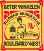 Sticker winkelcentrum Boulevard West - Den haag, Verzenden, Zo goed als nieuw, Overige typen