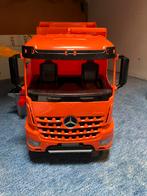 Mega 71cm Mercedes vuilniswagen om op te zitten en te spelen, Ophalen of Verzenden, Gebruikt