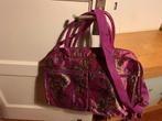 Paars-roze kleine weekendtas, grote schoudertas, Ophalen of Verzenden, Zo goed als nieuw, Paars, Handtas