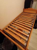 2 eenpersoonsbedden houten, Huis en Inrichting, Slaapkamer | Bedden, Gebruikt, 90 cm, Eenpersoons, Bruin