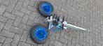 Strandtrailer RVS, opvouwbaar, groot neuswiel, Watersport en Boten, Ophalen, Zo goed als nieuw, Overige typen, Motorboot