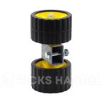 Rollenset met 2 gele kunststof rollen voor boottrailer, Watersport en Boten, Info@rickshandel.nl, Overige typen, Nieuw, Ricks Handelsonderneming